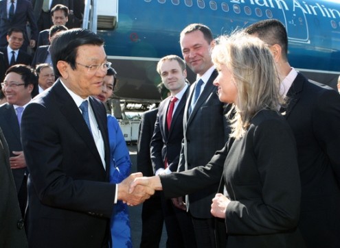 Chủ tịch nước Trương Tấn Sang thăm cấp Nhà nước Cộng hòa Séc - ảnh 1